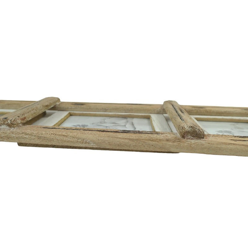 Handcrafted 'Ladder' Floor / Wall 4x6in/5x7in Photoframe 90cm - Image 4