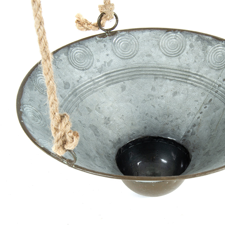 Infinity Triple Hanging Planters w Rope 18x100cm - Image 3