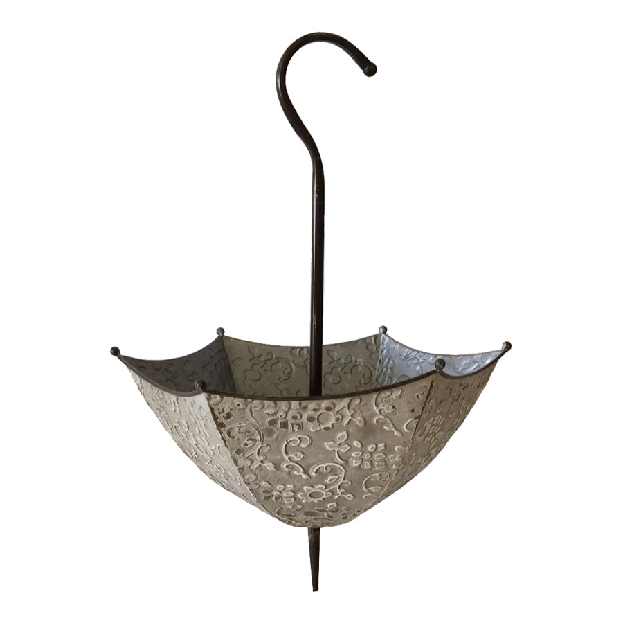 Embossed Umbrella Hanging Planter 59cm - Image 2