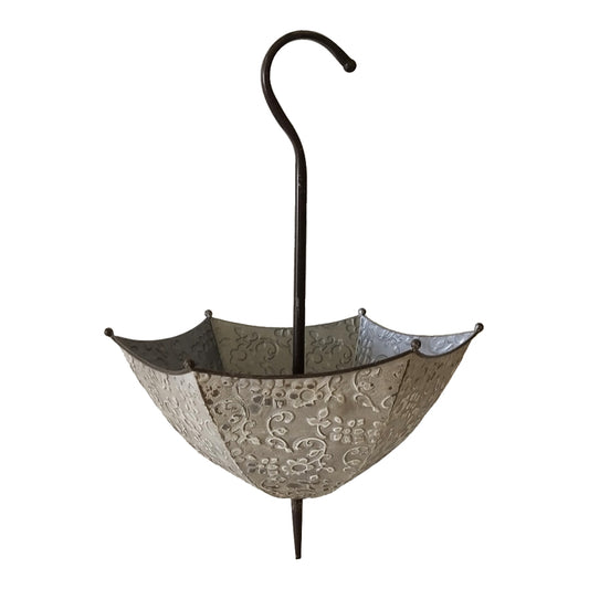 Embossed Umbrella Hanging Planter 59cm - Image 2