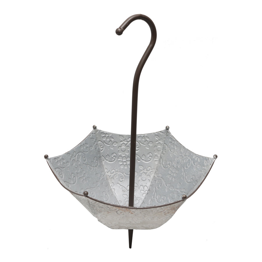 Embossed Umbrella Hanging Planter 59cm - Image 3