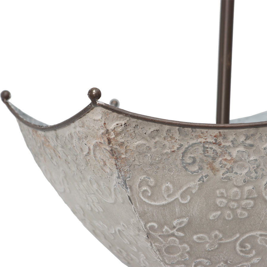 Embossed Umbrella Hanging Planter 59cm - Image 5
