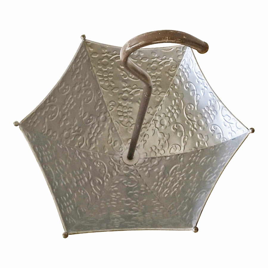 Embossed Umbrella Hanging Planter 59cm - Image 4