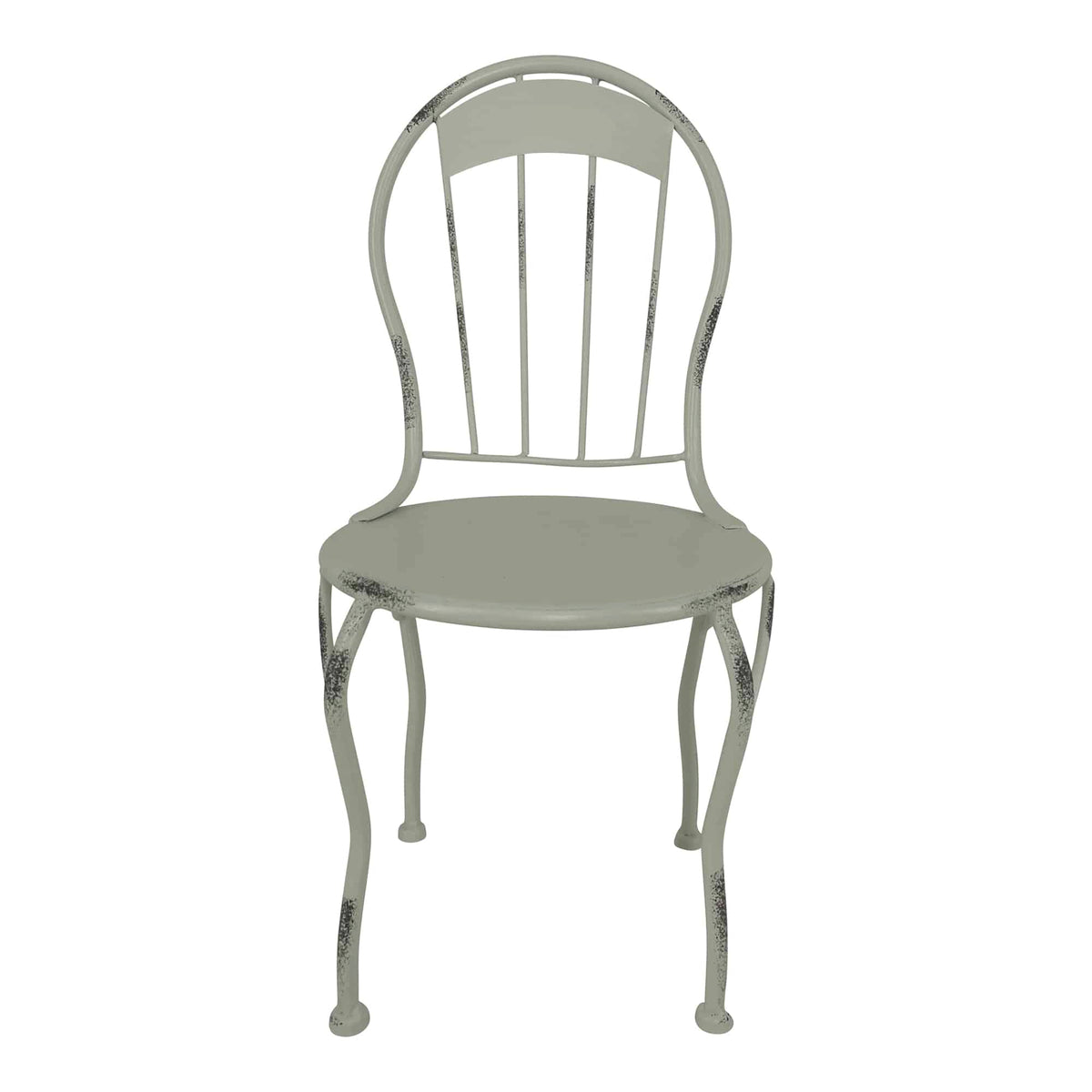 Distressed White Mini Chair Display / Pot Stand 22x39cm