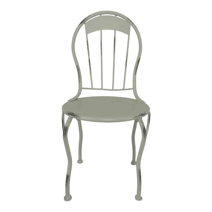 Distressed White Mini Chair Display / Pot Stand 22x39cm