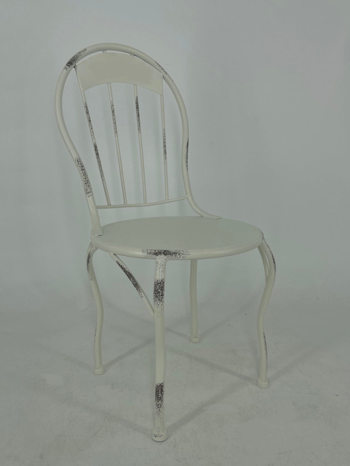 Distressed White Mini Chair Display / Pot Stand 22x39cm - Image 3