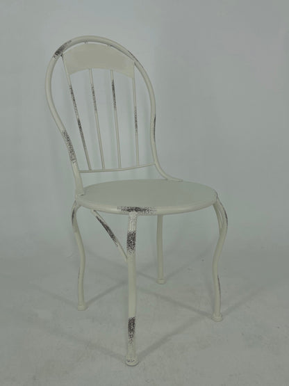 Distressed White Mini Chair Display / Pot Stand 22x39cm - Image 3