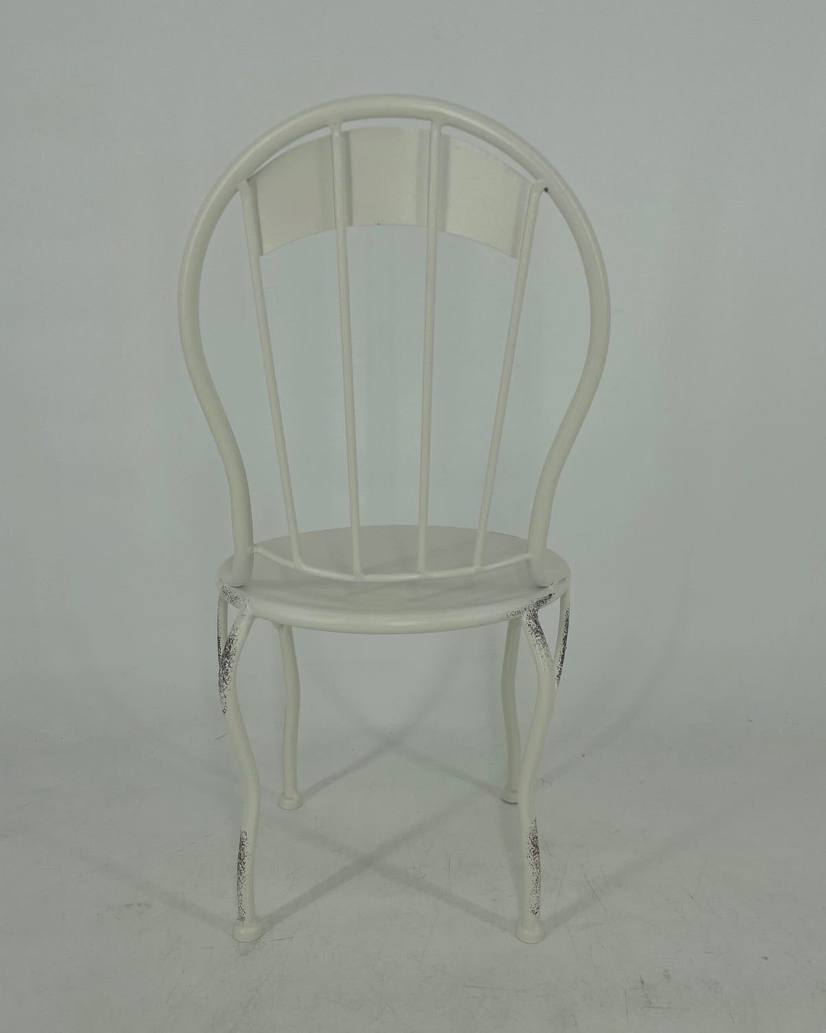 Distressed White Mini Chair Display / Pot Stand 22x39cm - Image 4