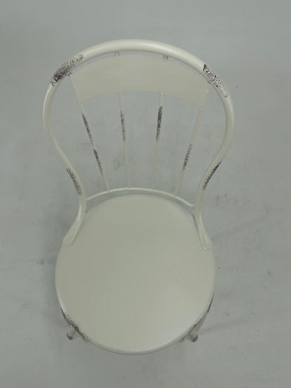 Distressed White Mini Chair Display / Pot Stand 22x39cm - Image 5