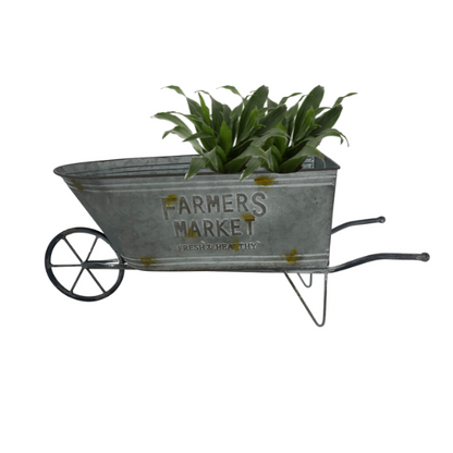 Farmers Market Decorative Wheelbarrow / Planter 49cm - Image 4