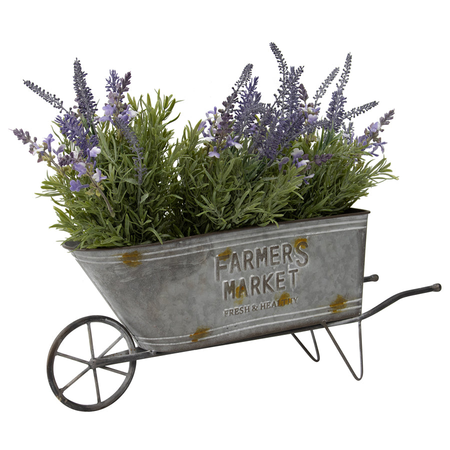Farmers Market Decorative Wheelbarrow / Planter 49cm