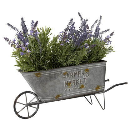 Farmers Market Decorative Wheelbarrow / Planter 49cm