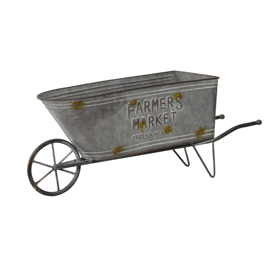 Farmers Market Decorative Wheelbarrow / Planter 49cm - Image 3