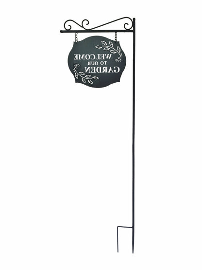 Welcome To Our Garden Stake 37cm - Image 2