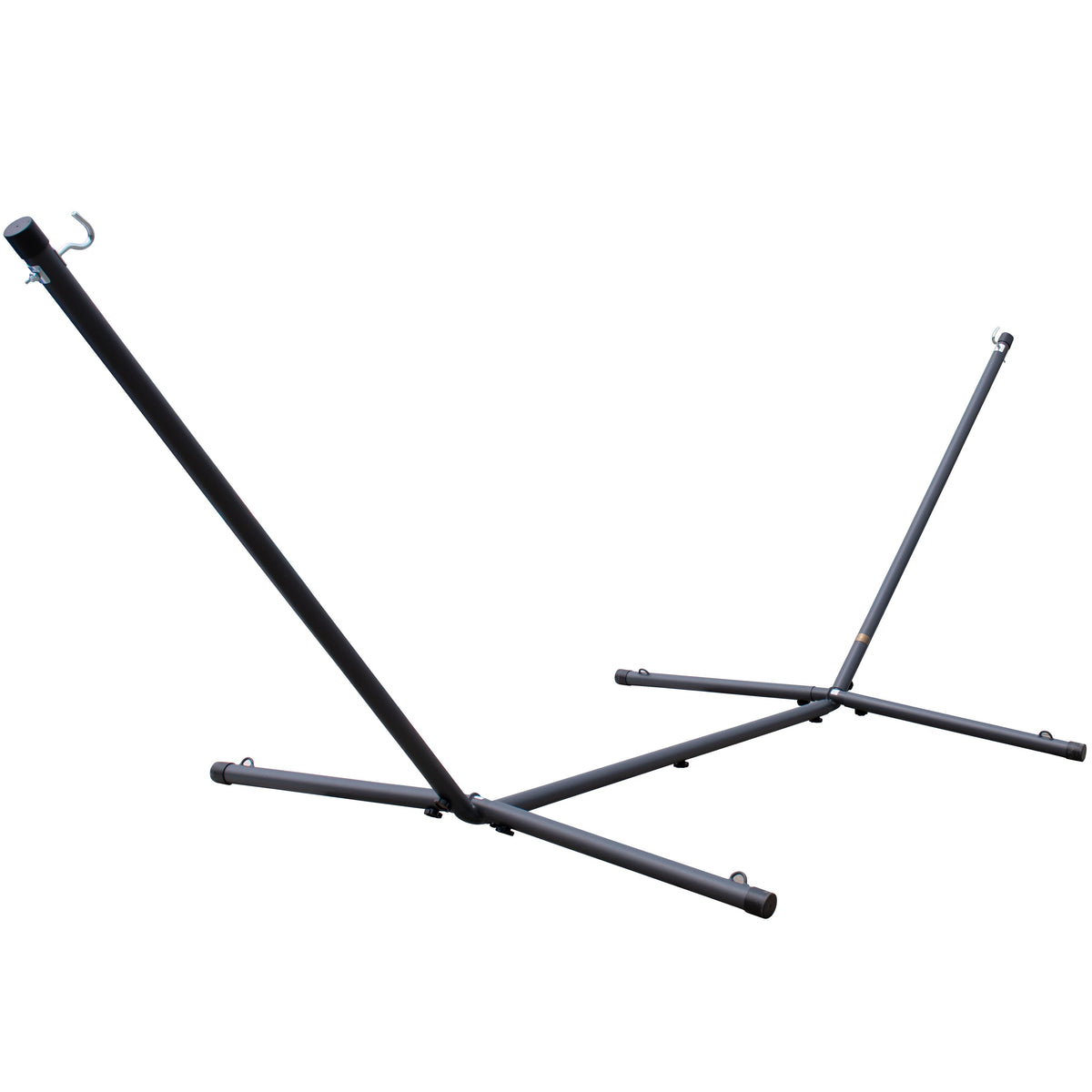 Vivere Steel Spreader Bar Hammock Stand (370 cm) - Charcoal