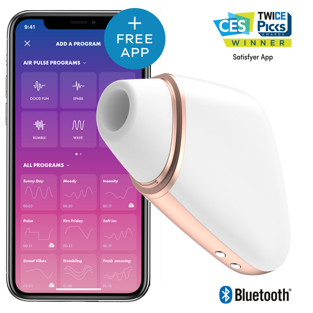 Satisfyer Love Triangle White