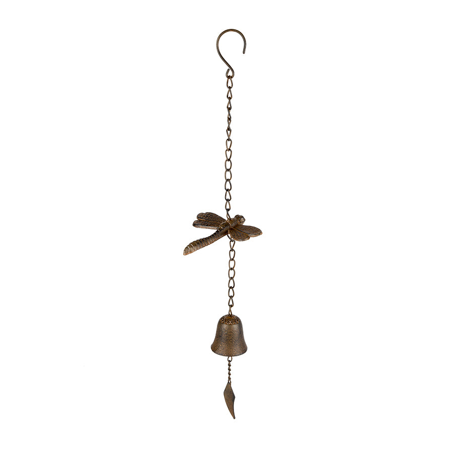 Dragonfly Wrought Iron Bell 60cm