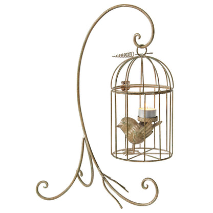 Birdcage on Stand Candle Holder 42cm