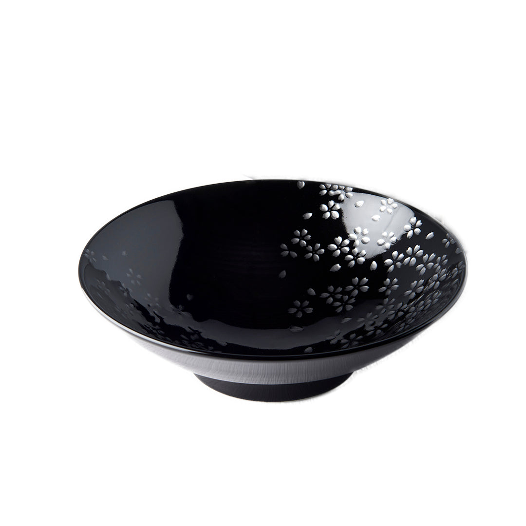 Bowl 25cm Silver Sakura Design - Image 2