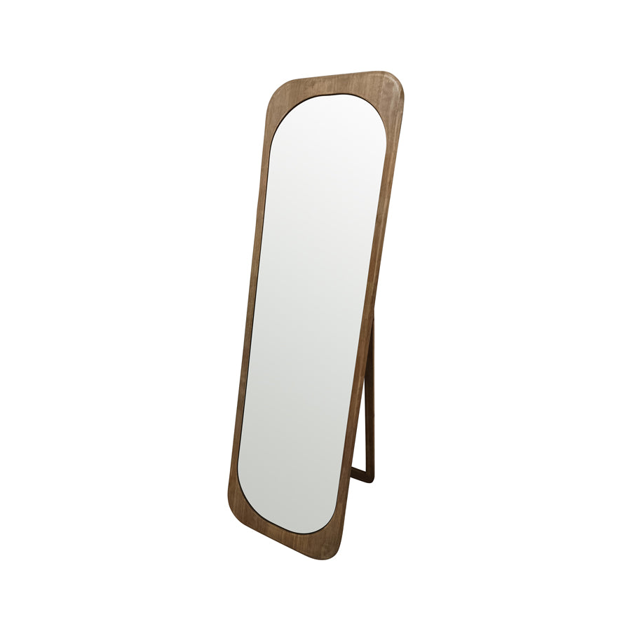 Mid-Century Cheval Floor Mirror w/ Stand 50x165cm