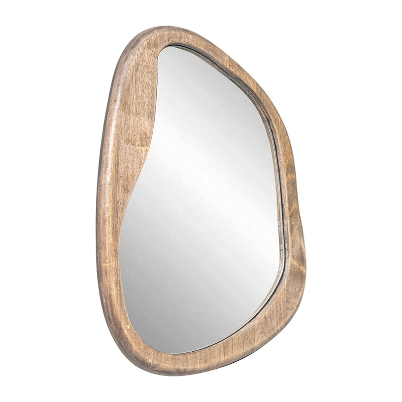 Mid-Century Asymmetric Wall Mirror 49x65cm - Image 2