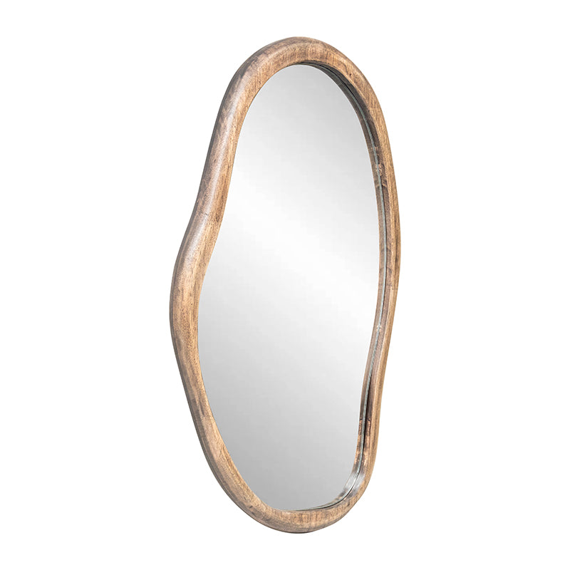 Mid-Century Asymmetric Wall Mirror 40x70cm - Image 2