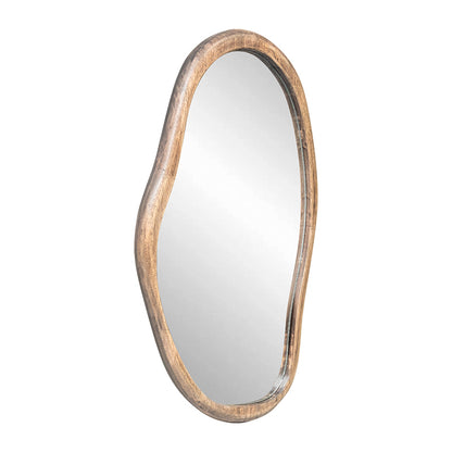 Mid-Century Asymmetric Wall Mirror 40x70cm - Image 2
