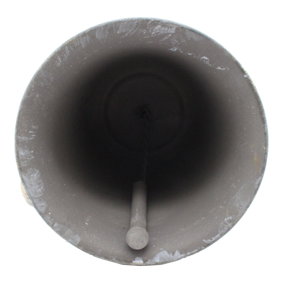 Large Hanging Bell w Rope 28cm - Image 3
