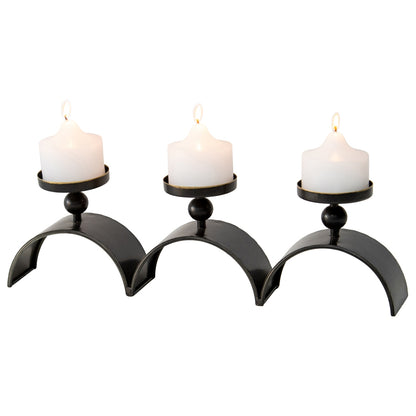 Elementals Three Arch Pillar Candle Holder 48cm - Image 4
