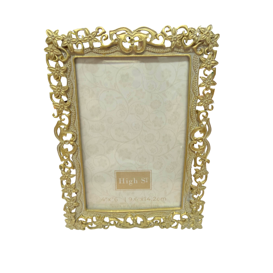 Brushed Gold Royal Frame 18cm
