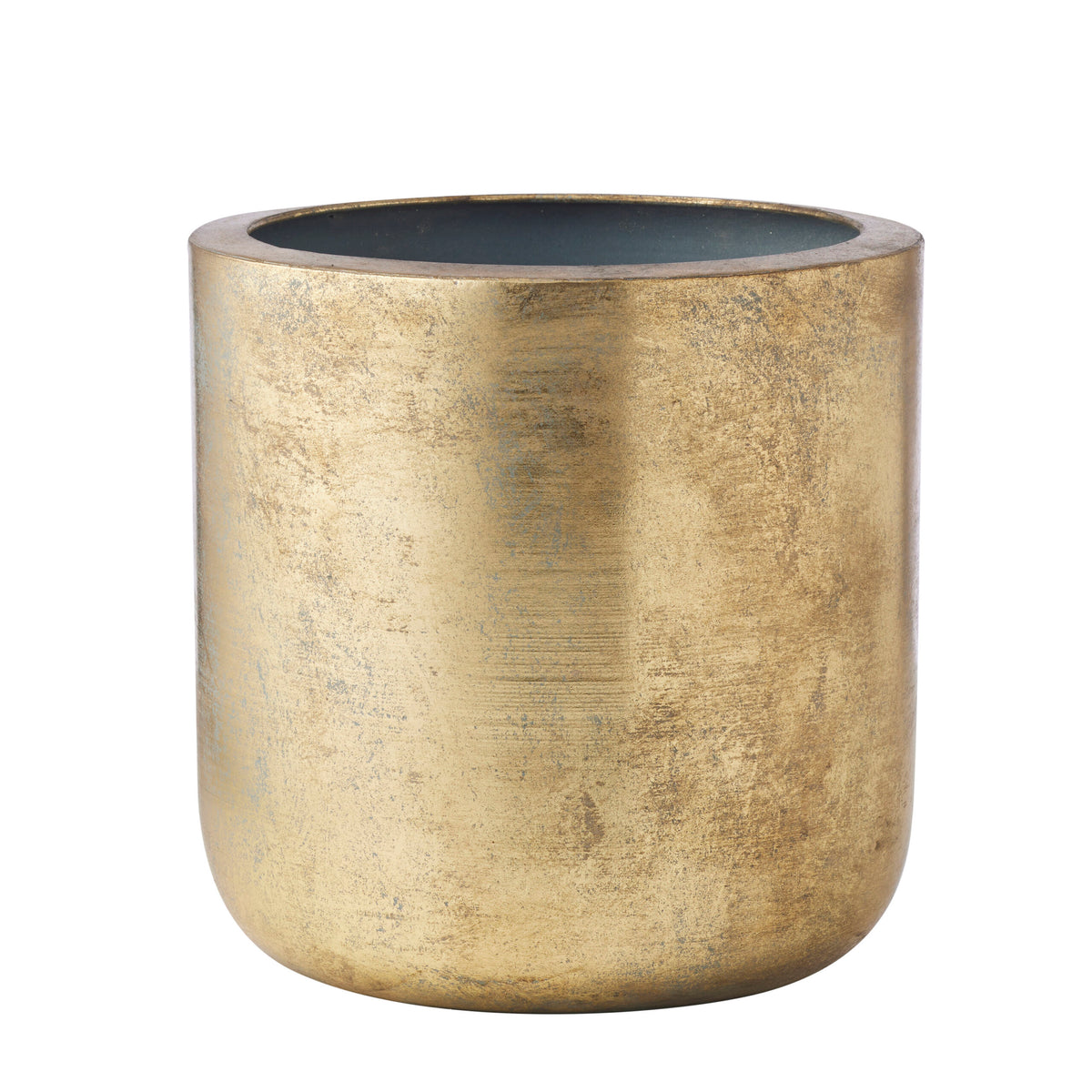 Set 2 Nested Brushed Gold Pots 40cm