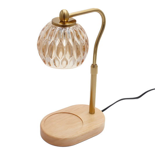 Bulk 4 Vintage Crystal Candle Warmer Lamp