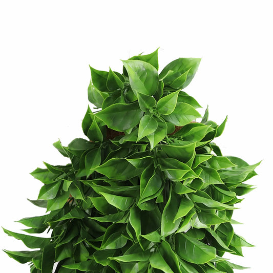 Artificial Dense Hanging Flowering Pothos Bush Vivid Green UV Resistant and Fire Rated 27cm x 72cm - Image 2