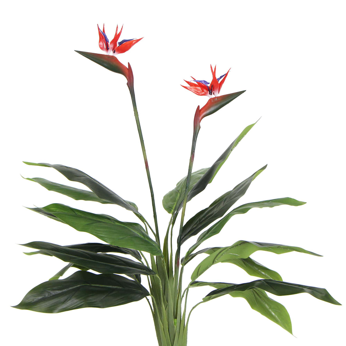 Artificial Bird of Paradise Plant 110cm (Red Flowers) - Image 3