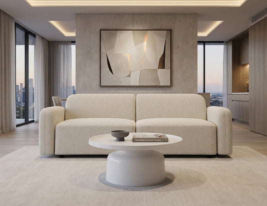 Atticus Modular Sofa - 2 Seater - Ivory Cream