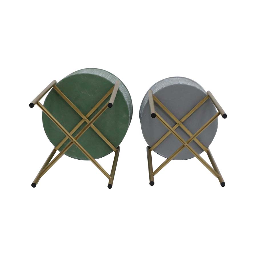 Set 2 Nested Stilted Fan Planters 71cm - Image 4