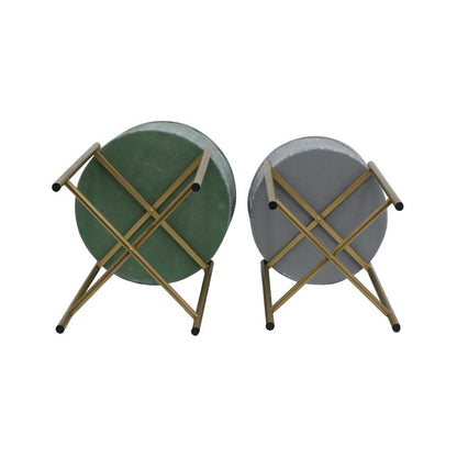 Set 2 Nested Stilted Fan Planters 71cm - Image 4