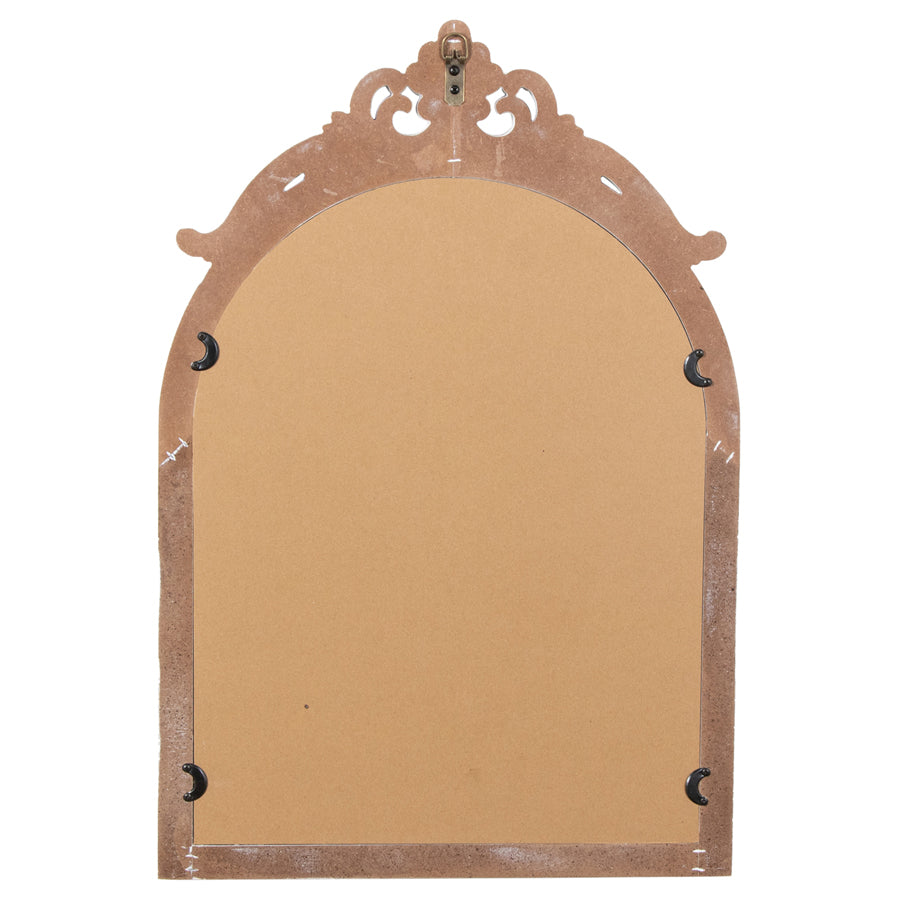 French Provincial Scroll Arch Wall Mirror 74cm - Image 3