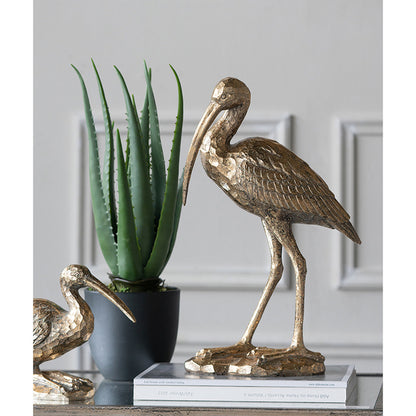 Standing Crane Figurine