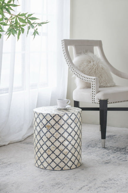 Geometric Patterned Stool