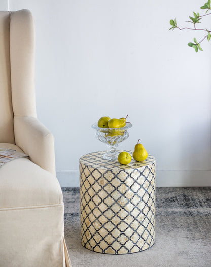 Geometric Patterned Stool