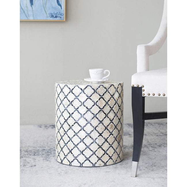 Geometric Patterned Stool