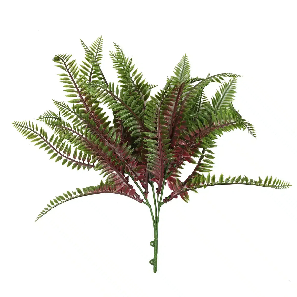 Artificial Royal Purple Fern Stem UV Resistant 33cm - Image 2