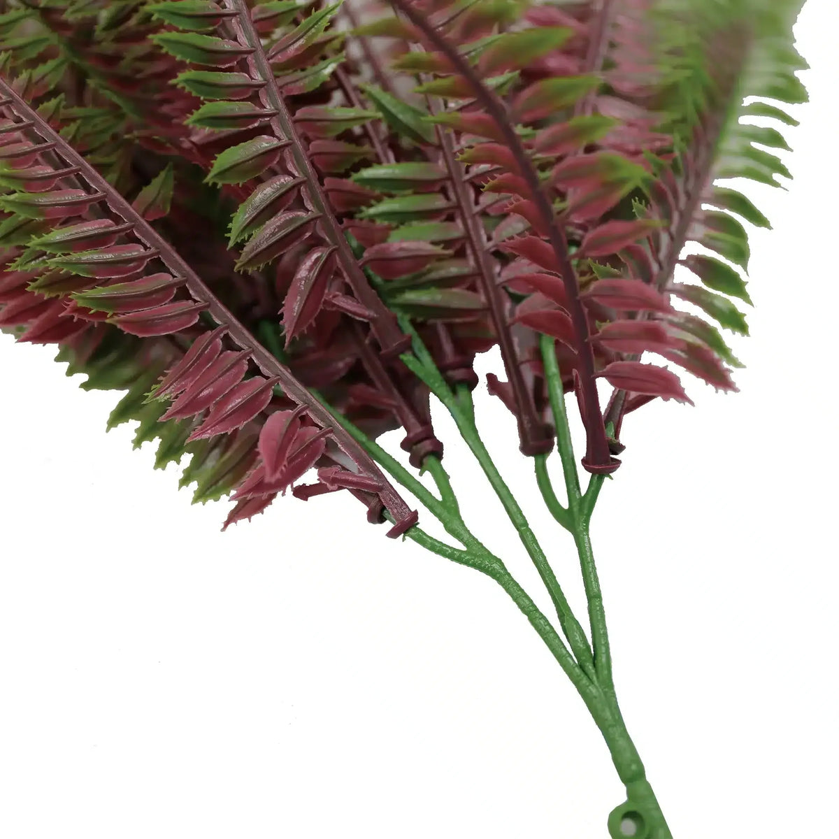 Artificial Royal Purple Fern Stem UV Resistant 33cm - Image 3