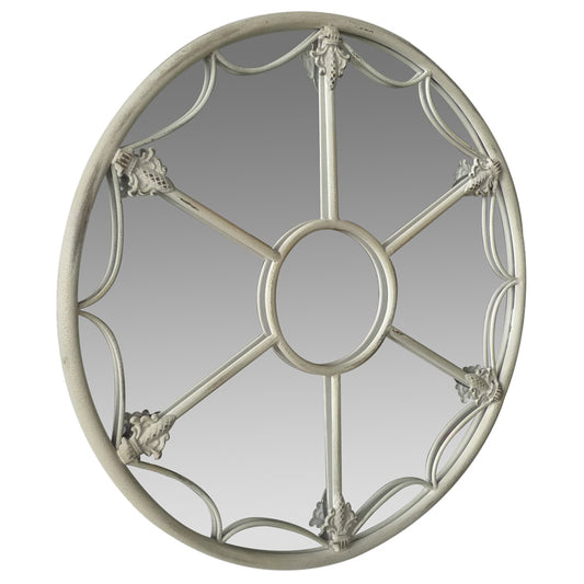 Martinique Fleur Round Wall Mirror 60cm - Image 2