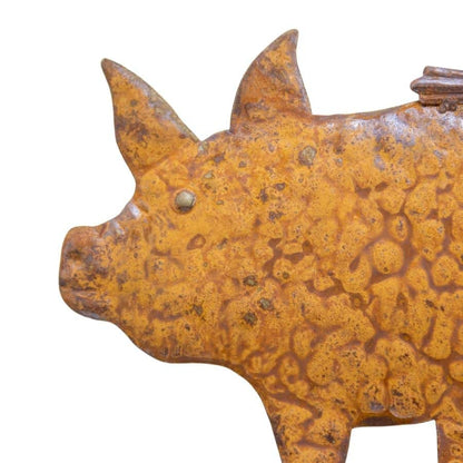 Rust Farm Animal Tower Garden Stake 39x77cm - Image 3