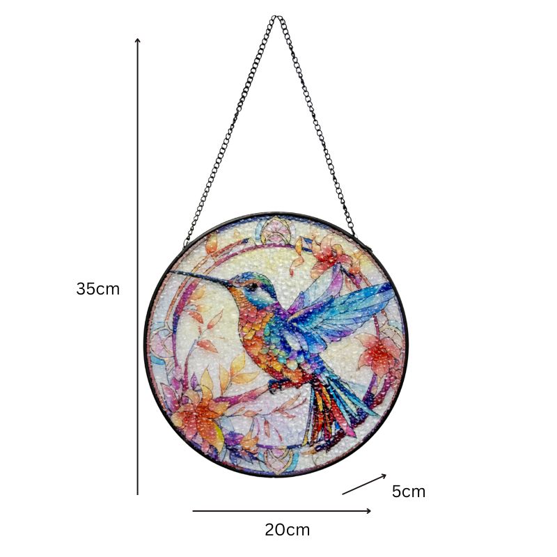 Bird Stained Glass Sun Catcher 35cm - Image 3