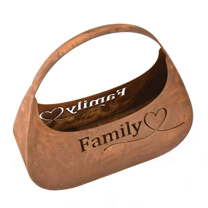 Family' Bag Planter / Decorative Storage 23cm - Image 3