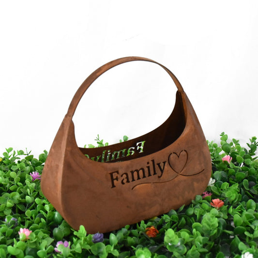Family' Bag Planter / Decorative Storage 23cm - Image 2