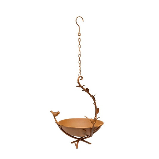 Hanging Birdfeeder On Branch w 2 Birds 51cm - Image 2